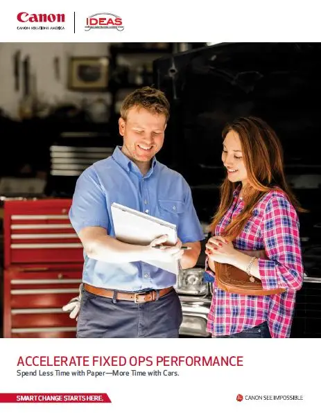 Canon, IDEAS Brochure, Duplicating Systems