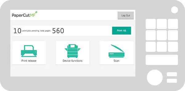 Papercut, Integrated Scanning, Duplicating Systems