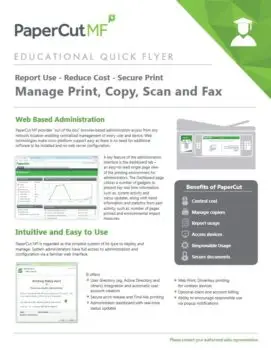 Papercut, Mf, Education Flyer, Duplicating Systems