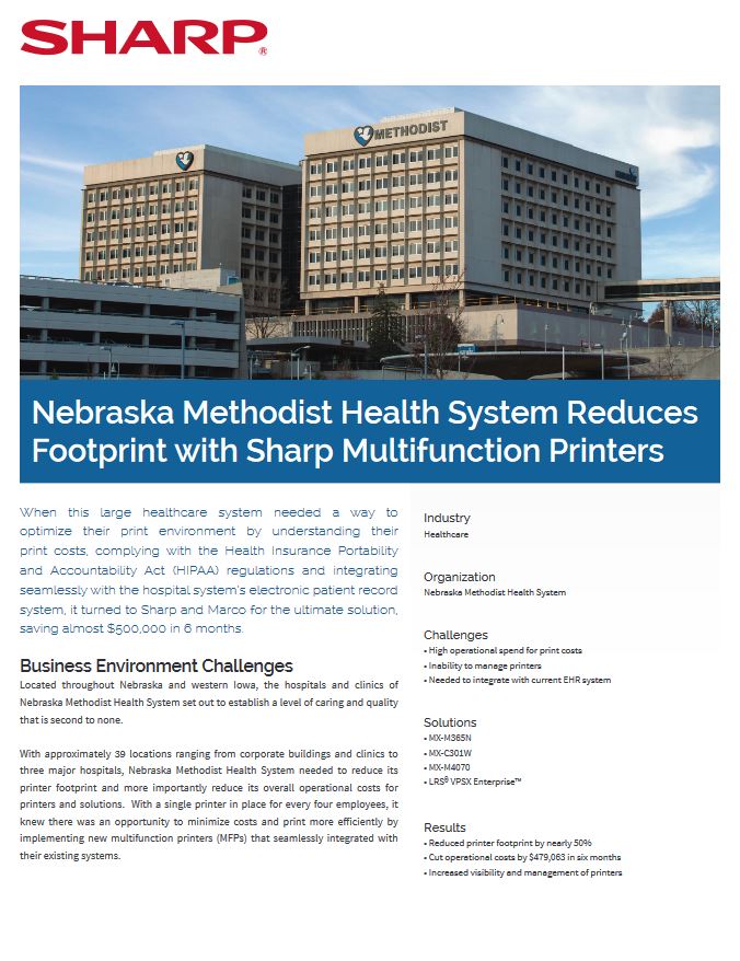 Sharp, healthcare study, EMR, Duplicating Systems